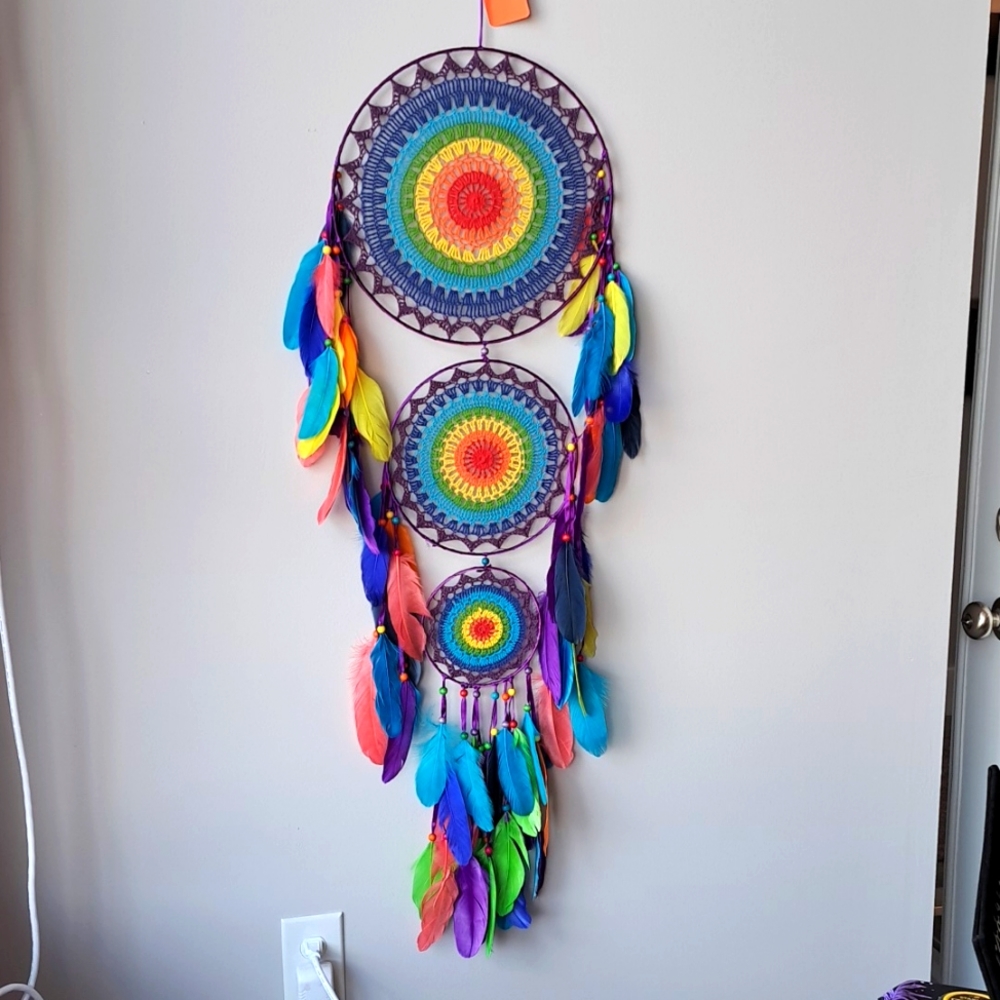 Chakra Crochet Dream Catcher